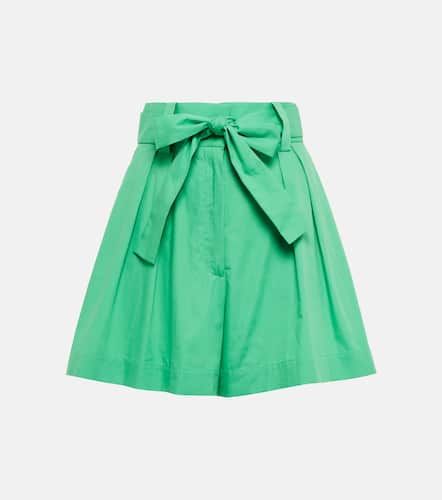 Short ample à taille haute en coton - Oscar de la Renta - Modalova
