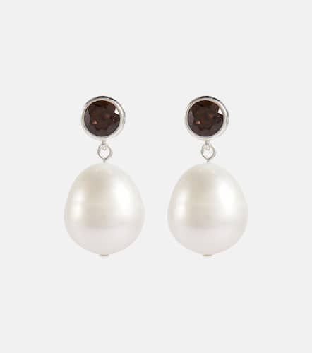 Neue quartz and pearl earrings - Sophie Buhai - Modalova