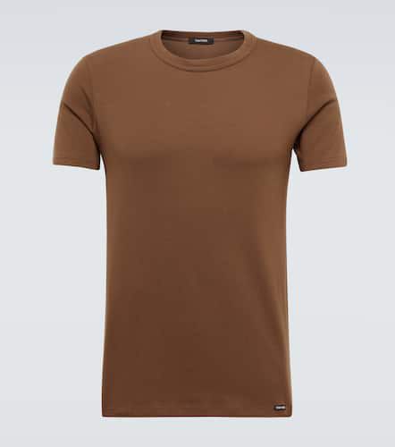 Cotton-blend jersey T-shirt - Tom Ford - Modalova