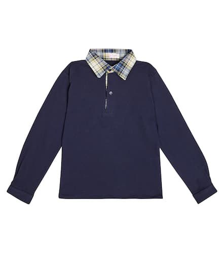Tijo cotton-blend jersey polo shirt - La Coqueta - Modalova