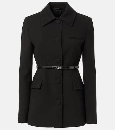 Gucci Chaqueta de crepé de lana - Gucci - Modalova