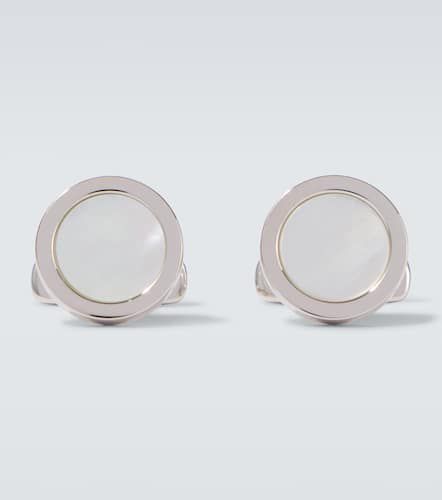 Cufflinks with mother-of-pearl - Giorgio Armani - Modalova