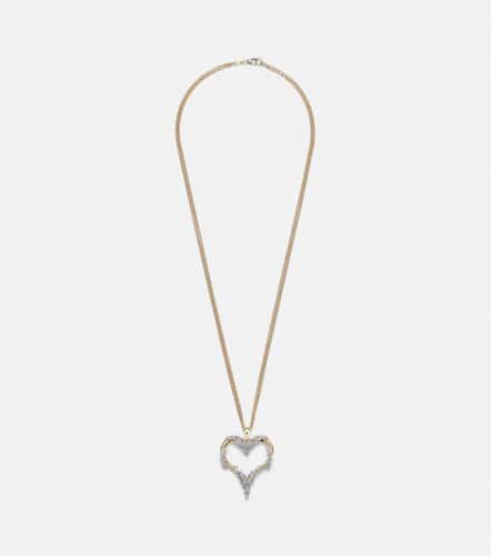 Golden Strada 18kt white and yellow necklace with diamonds - Yeprem - Modalova