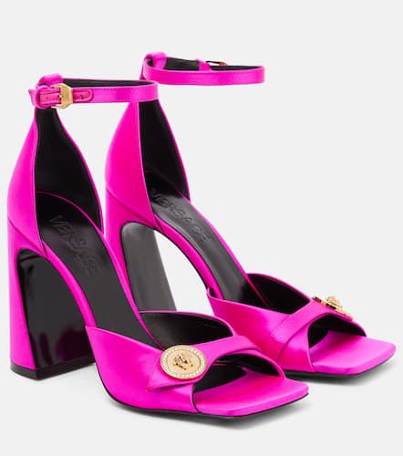 Versace Medusa satin sandals - Versace - Modalova