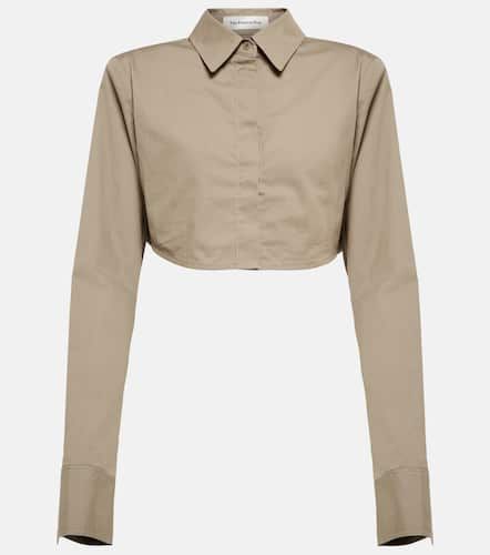 Camicia cropped Uma in popeline - The Frankie Shop - Modalova