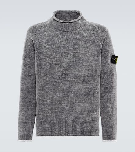 Jersey de cuello alto de algodón - Stone Island - Modalova