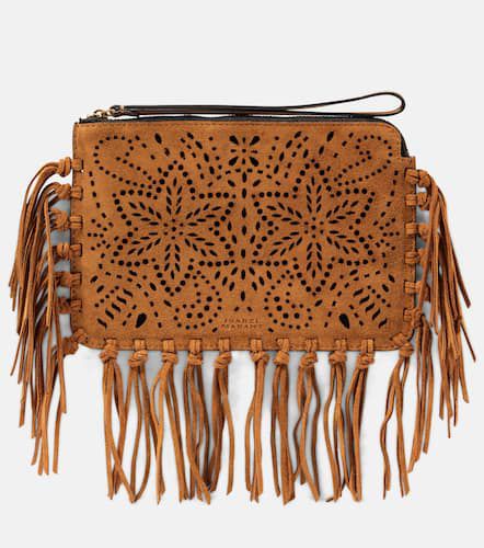 Clutch de ante con flecos - Isabel Marant - Modalova