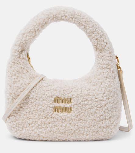 Bolso al hombro Wander Small de borrego - Miu Miu - Modalova