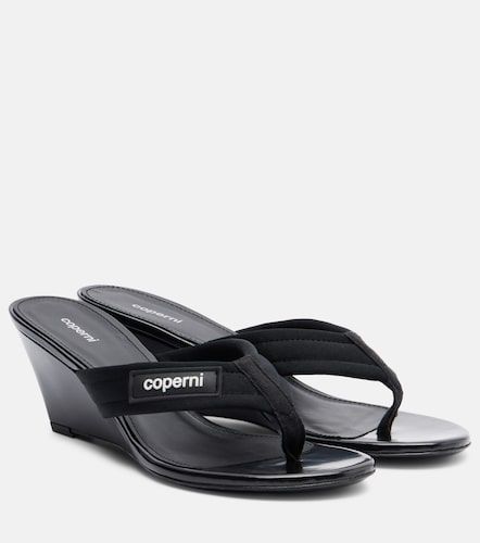 Coperni Logo wedge thong sandals - Coperni - Modalova