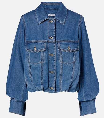 Loewe Gathered denim jacket - Loewe - Modalova