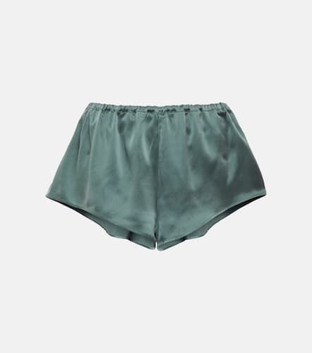 Venice silk satin pajama shorts - Asceno - Modalova