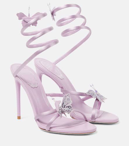 Butterfly 105 embellished satin sandals - Rene Caovilla - Modalova