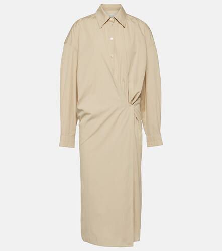 Asymmetric cotton and silk shirt dress - Lemaire - Modalova
