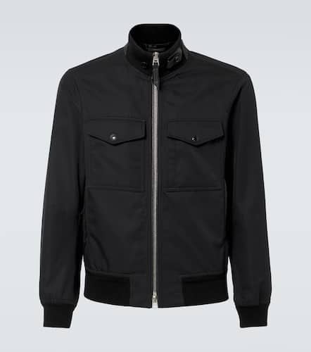 Giacca blouson in twill di cotone e seta - Tom Ford - Modalova