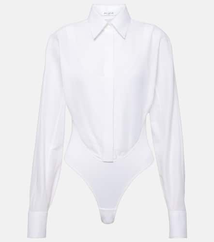 AlaÃ¯a Cotton bodysuit - Alaia - Modalova