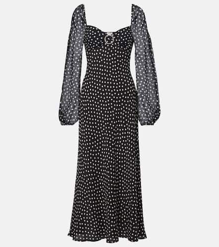 Rixo Ivy polka-dot silk maxi dress - Rixo - Modalova