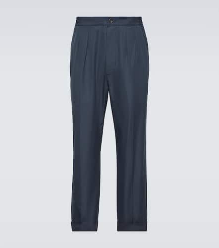 Pantaloni regular in cotone e seta - Tom Ford - Modalova