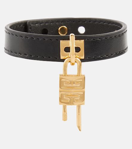 Mini 4G Padlock leather bracelet - Givenchy - Modalova