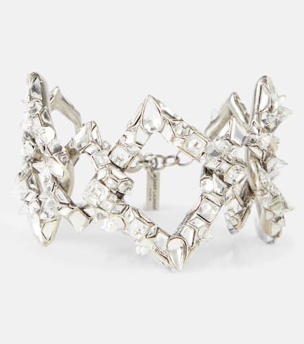 Crystal-embellished bracelet - Saint Laurent - Modalova