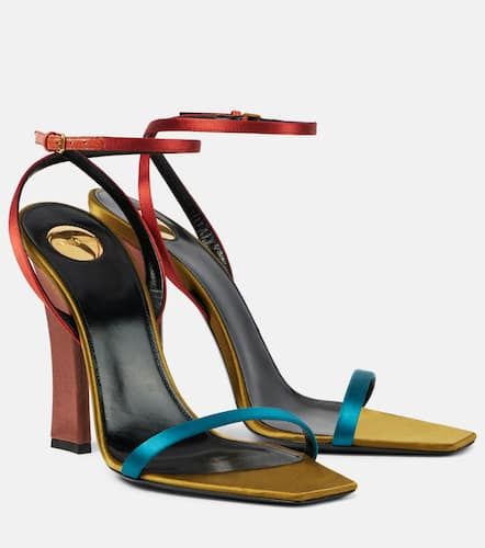 Dominique 110 crÃªpe satin sandals - Saint Laurent - Modalova