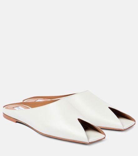 Alaïa Mules de piel con puntera abierta - Alaia - Modalova