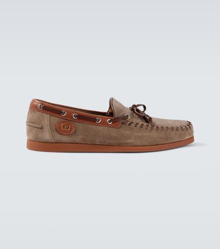 Scarpe da barca Palm Avenue in suede - Valentino Garavani - Modalova