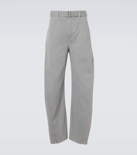 Pantalones barrel Twisted de denim - Lemaire - Modalova