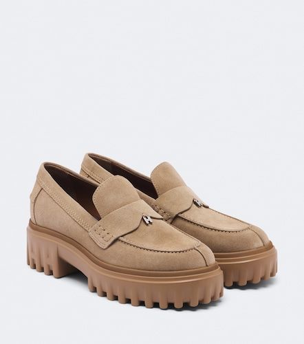 Hogan Suede platform loafers - Hogan - Modalova