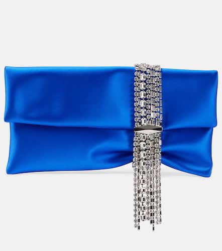 Clutch Zandra aus Satin mit Kristallen - Jimmy Choo - Modalova