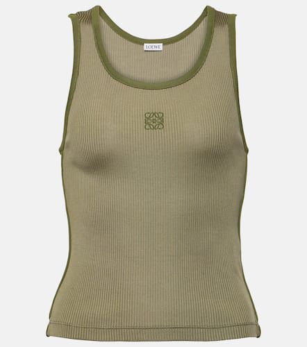 Loewe Tank top de seda con anagrama - Loewe - Modalova