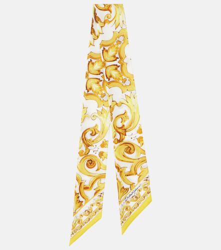 Dolce&Gabbana Majolica silk scarf - Dolce&Gabbana - Modalova