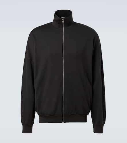 Cotton jersey zip-up sweater - Auralee - Modalova