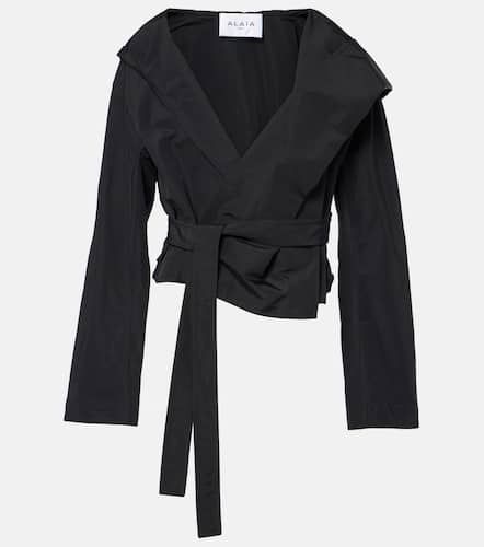 AlaÃ¯a Hooded wrap jacket - Alaia - Modalova