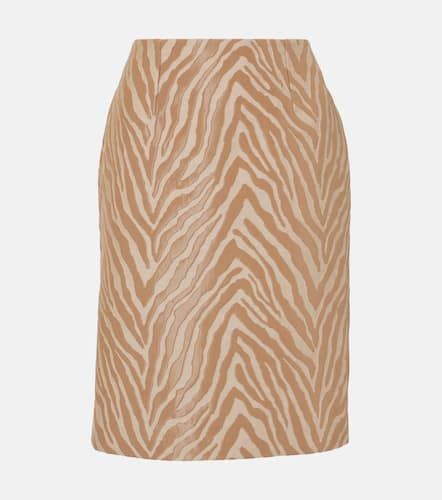 Elia cotton-blend jacquard pencil skirt - Tove - Modalova