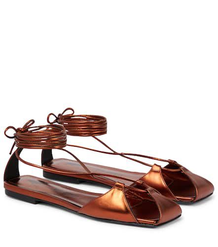 The Attico Ferdi leather sandals - The Attico - Modalova