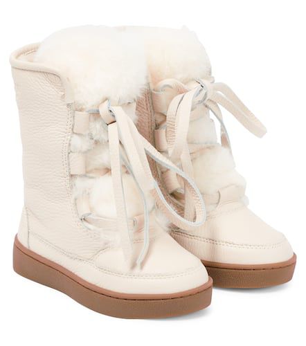 Botas Sonny de piel con forro de borrego - Donsje - Modalova