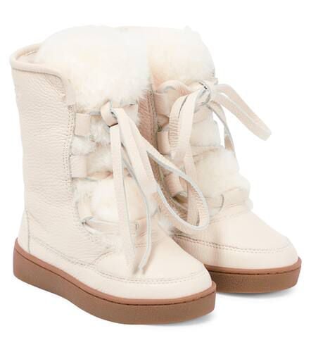 Botas Sonny de piel con forro de borrego - Donsje - Modalova