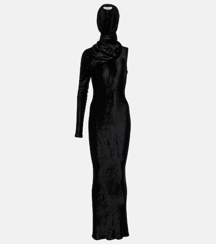 AlaÃ¯a Hooded asymmetric gown - Alaia - Modalova