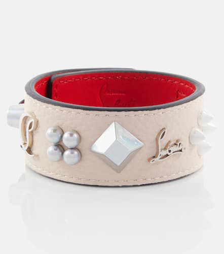 Paloma embellished leather bracelet - Christian Louboutin - Modalova