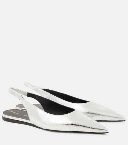 Metallic leather slingback flats - Proenza Schouler - Modalova