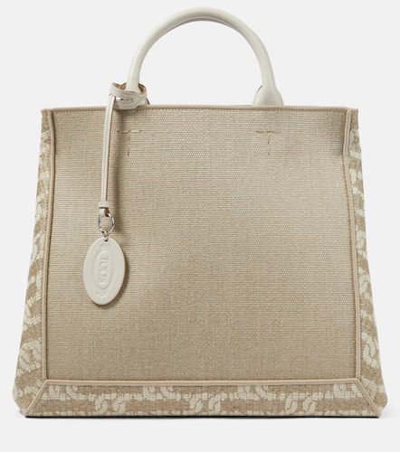 Borsa Medium in canvas jacquard - Tod's - Modalova