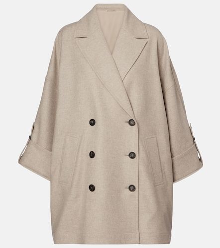 Abrigo oversized de lana - Brunello Cucinelli - Modalova