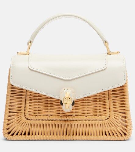 Borsa Serpenti Forever Mini in vimini - Bvlgari - Modalova