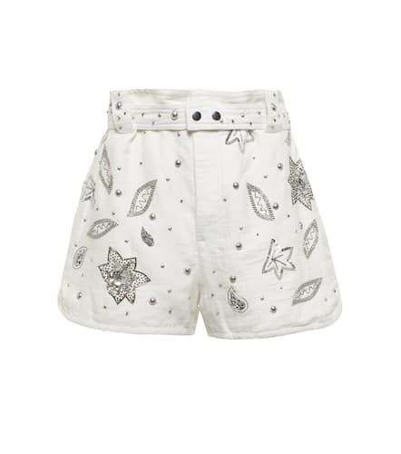 Cotton and linen shorts - Isabel Marant - Modalova