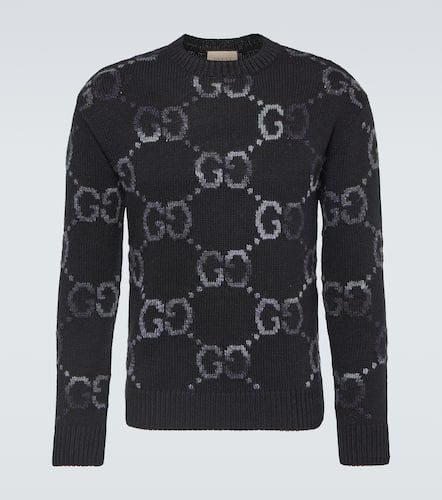 Jersey de lana con GG en intarsia - Gucci - Modalova