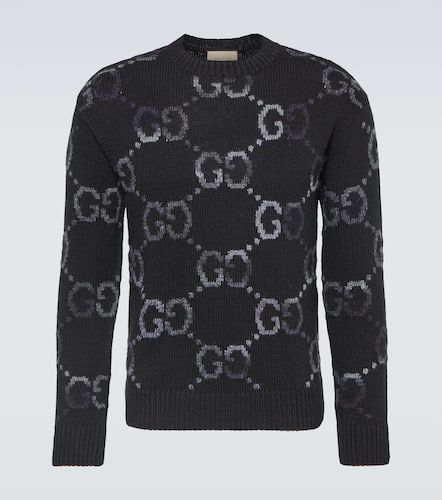 Pullover GG aus einem Wollgemisch - Gucci - Modalova