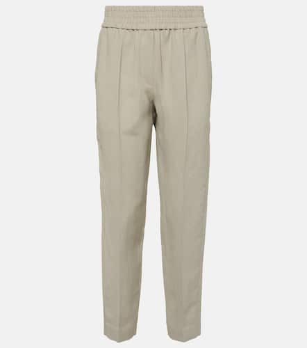 Twill tapered pants - Brunello Cucinelli - Modalova