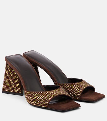 Devon 85 embellished leather mules - The Attico - Modalova