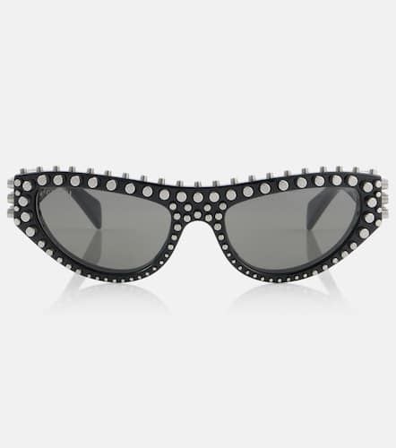 Gucci Studded cat-eye sunglasses - Gucci - Modalova