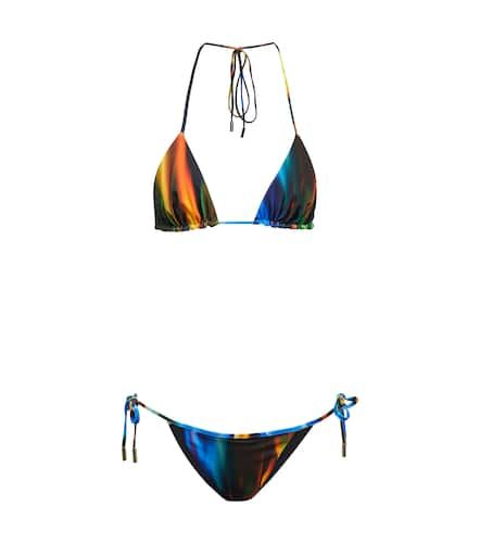 Bikini triangular estampado - David Koma - Modalova